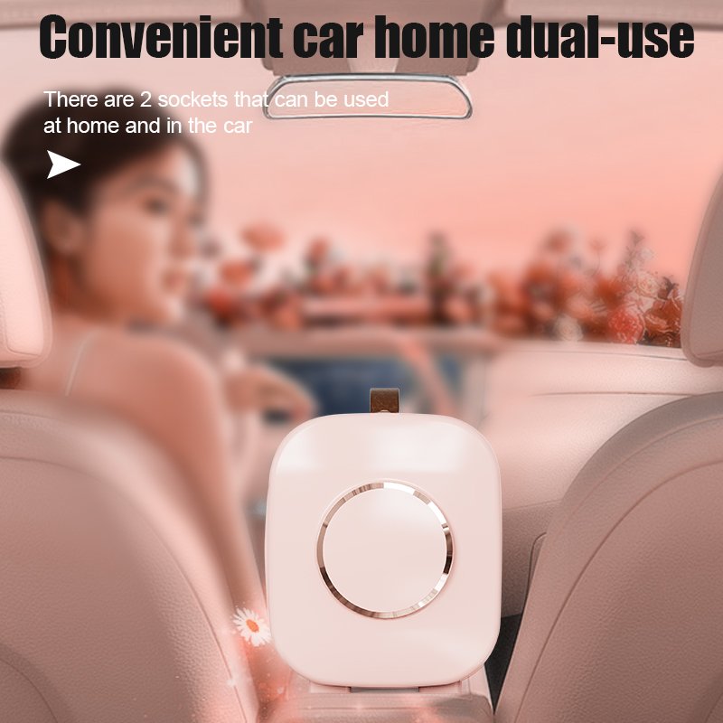 DUMOS Mini Fridge for Bedroom, 5L Compact Personal Fridge Cooler For Skincare, Drinks, And Snacks, Fits 6 Cans, Mini Refrigerator with 110V/220V Ac/12V Dc, Ideal For Car, Dorm, White image 5