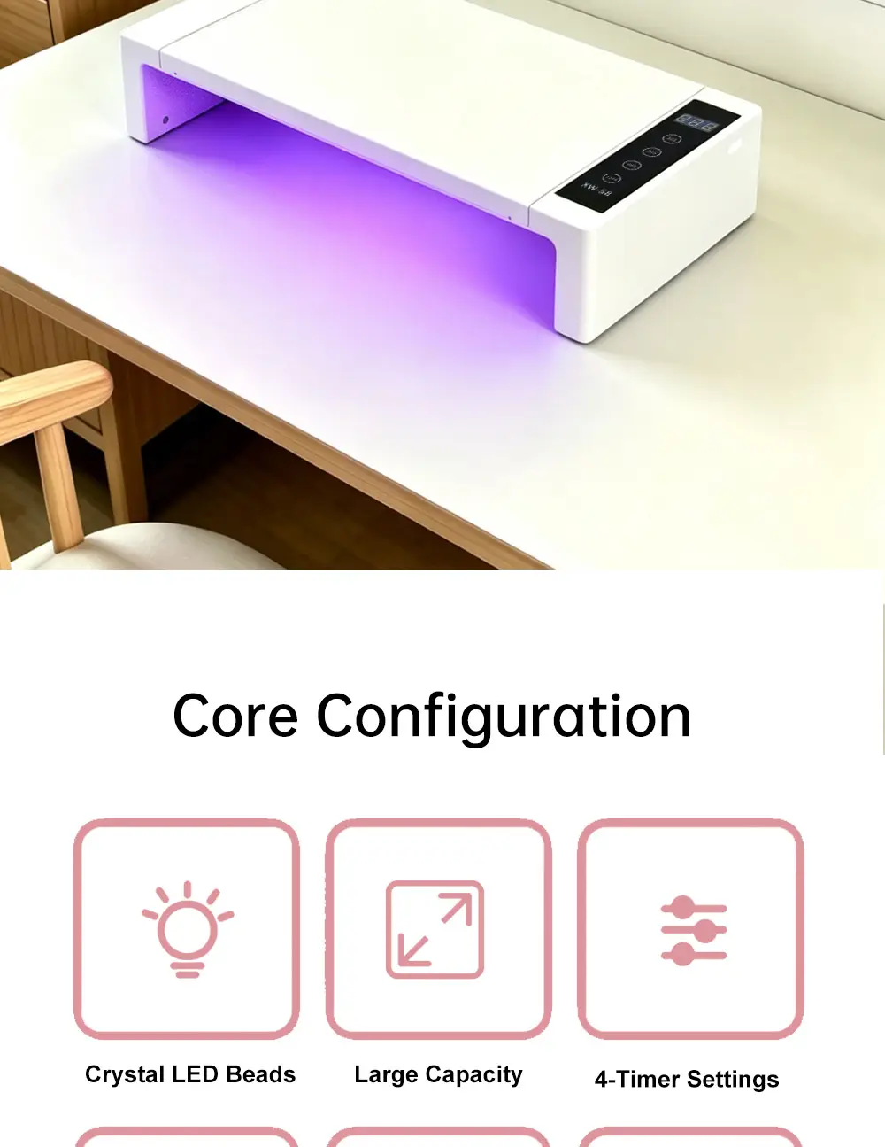 premium beauty fridge 5 15℃ precise temperature control for skincare & cosmetics storage | compact & stylish vanity fridge