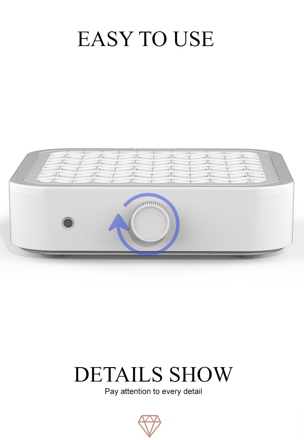premium beauty fridge 5 15℃ precise temperature control for skincare & cosmetics storage | compact & stylish vanity fridge