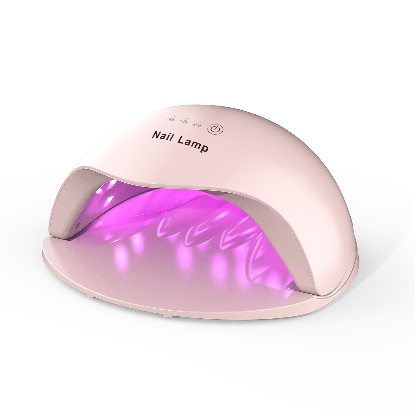 UV LED for Gel Nails,Display with 3 Timer LED Nail Lamp,30/60/120s 3Timer for All Gel Polish,Over-Temperature Protection, Smart Sensor Larger Chamber with Removable Base