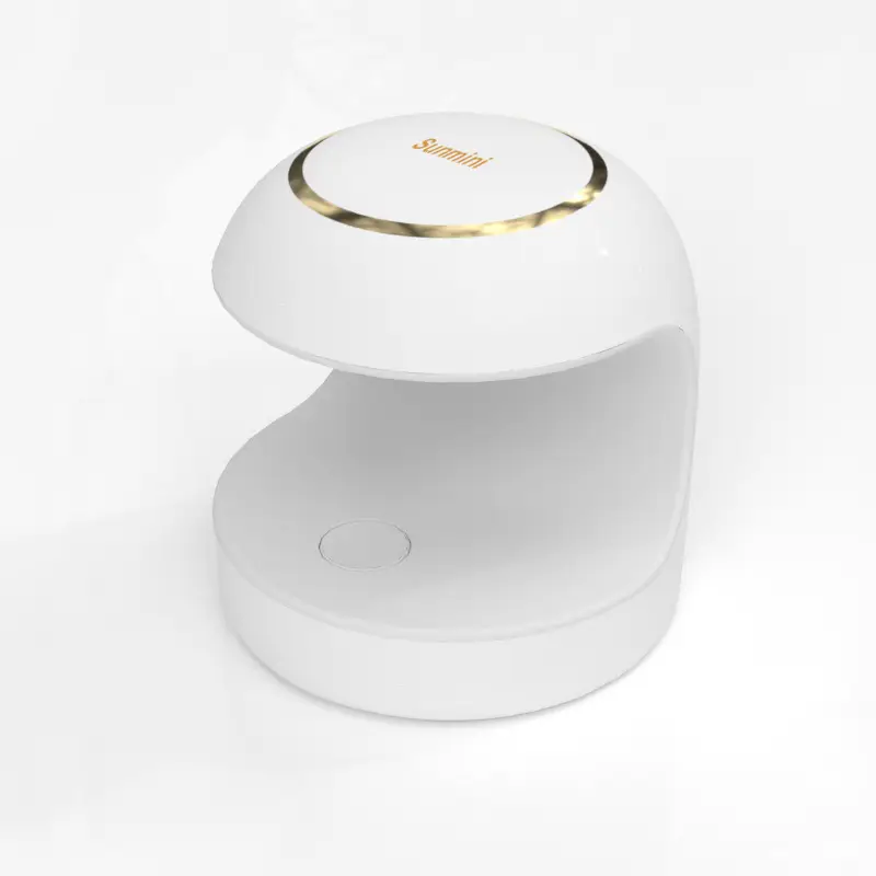 Mini Nail Lamp, 18W Single Finger UV Light for Gel Nails | Flash Cure, Portable for Travel/Home, UV Light for Detail Work, Auto-Sensor 2 Timers, Ideal for Beginners